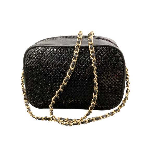 Vintage Whiting & Davis Purse Women’s 1 Size Metal Mesh And Leather Chain Strap - Picture 1 of 7
